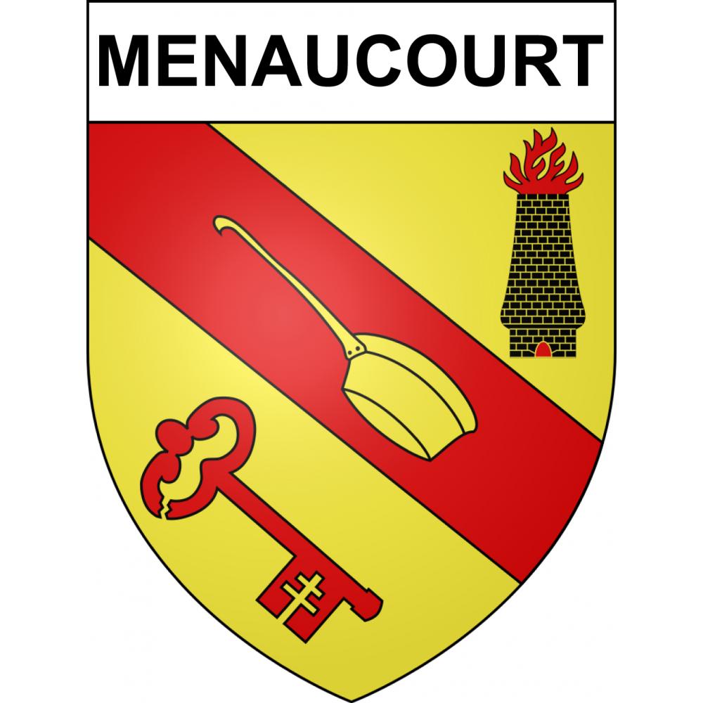 Adesivi stemma Menaucourt adesivo