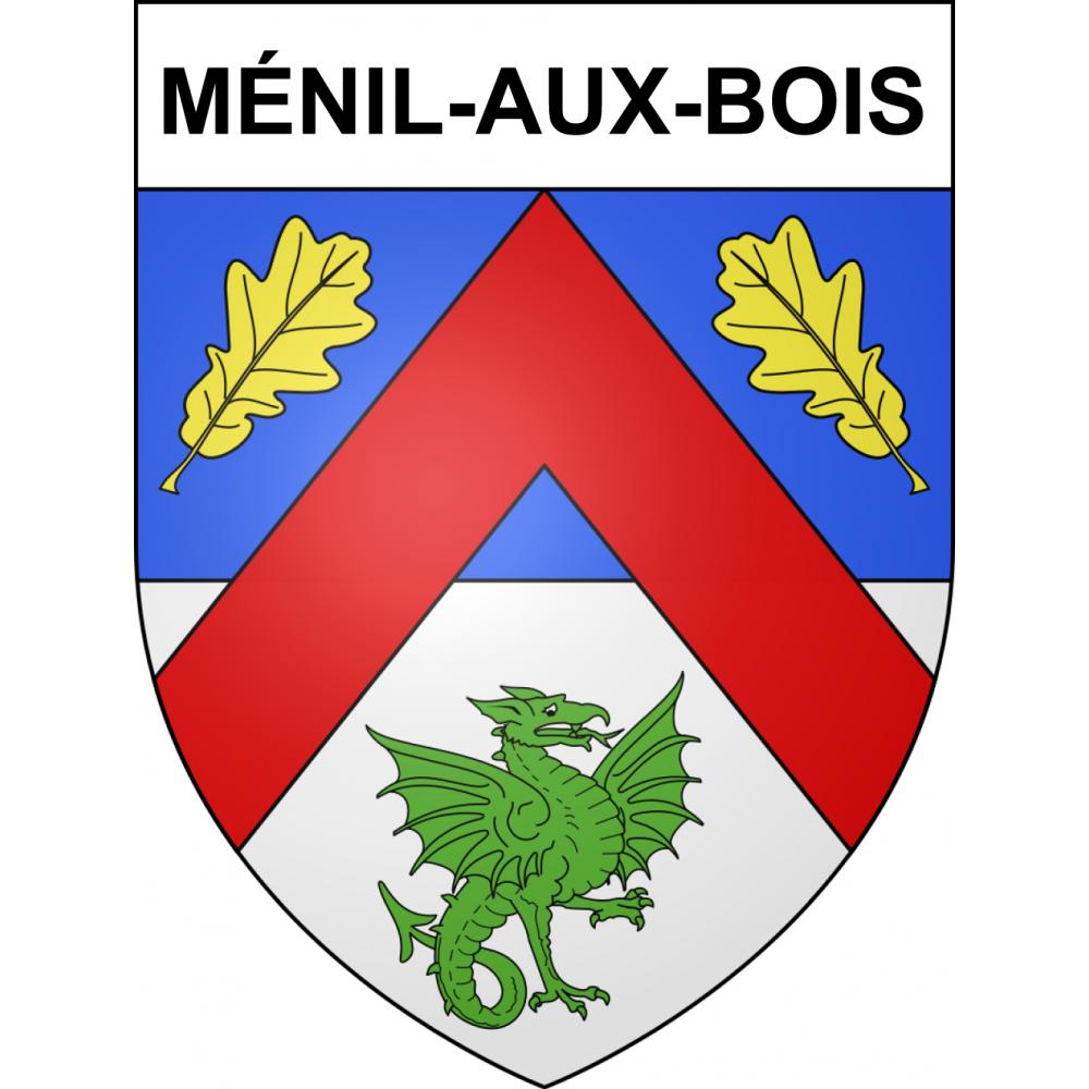 Ménil-aux-Bois 55 ville sticker blason écusson autocollant adhésif