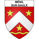 Stickers coat of arms Ménil-sur-Saulx adhesive sticker
