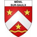 Ménil-sur-Saulx 55 ville sticker blason écusson autocollant adhésif