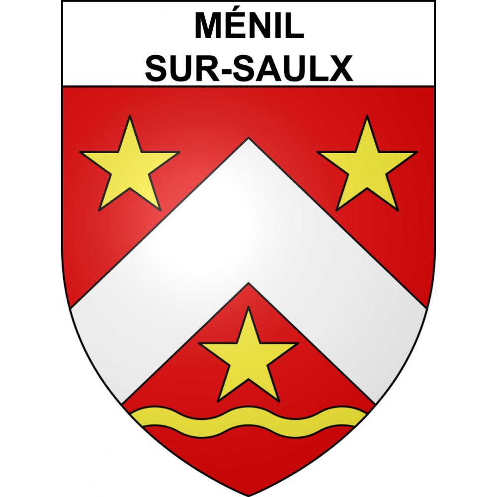 Ménil-sur-Saulx 55 ville sticker blason écusson autocollant adhésif