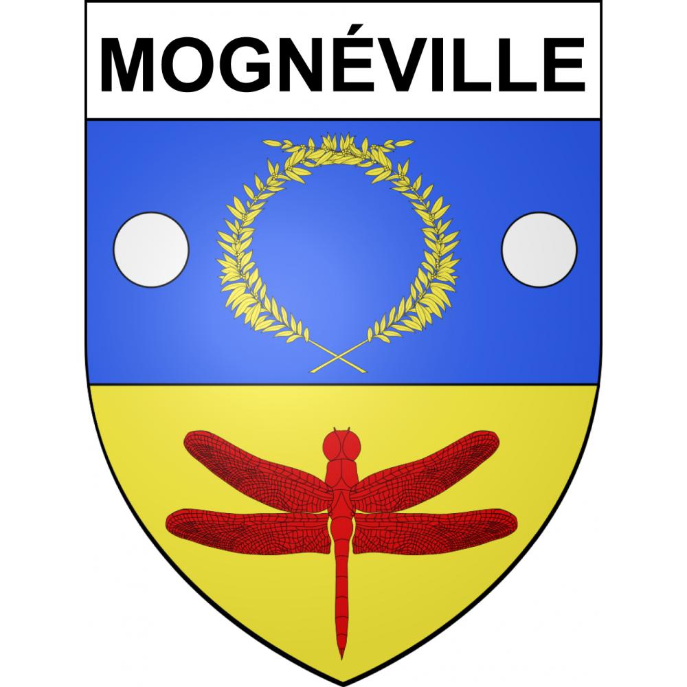 Mognéville 55 ville sticker blason écusson autocollant adhésif