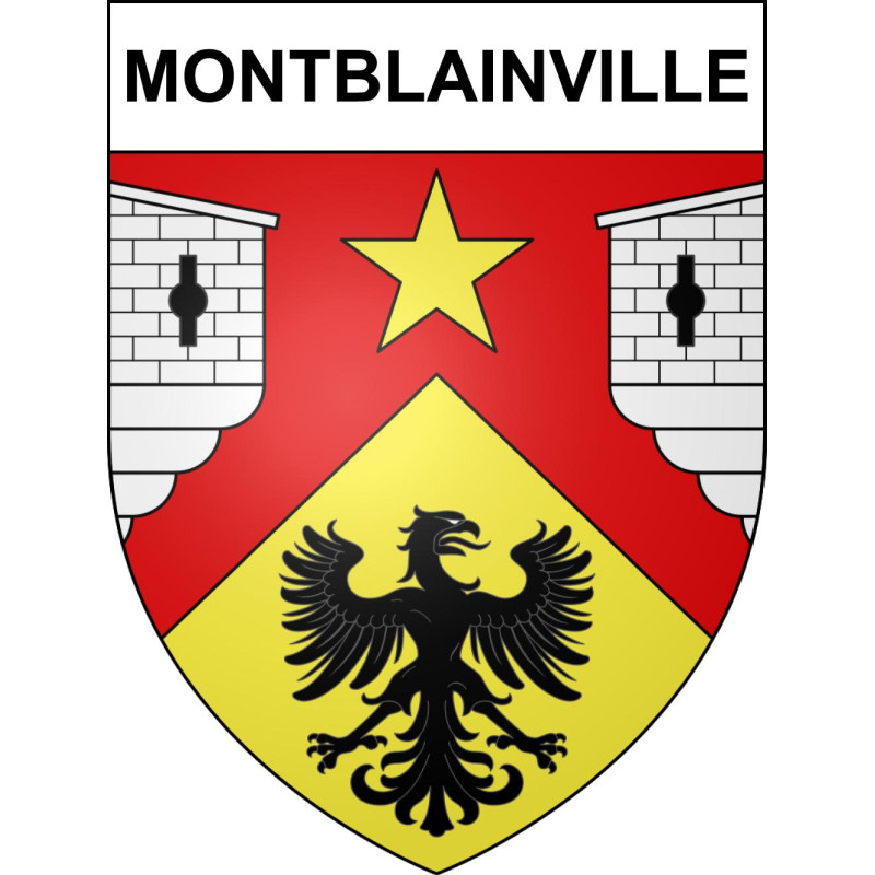 Adesivi stemma Montblainville adesivo
