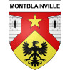 Montblainville 55 ville sticker blason écusson autocollant adhésif