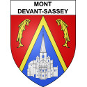 Mont-devant-Sassey 55 ville sticker blason écusson autocollant adhésif