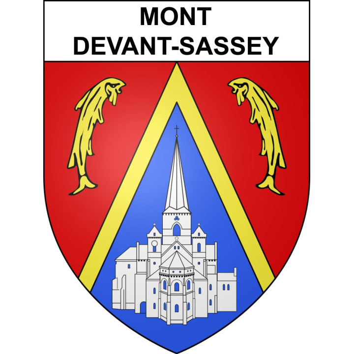 Stickers coat of arms Mont-devant-Sassey adhesive sticker
