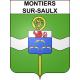 Stickers coat of arms Montiers-sur-Saulx adhesive sticker
