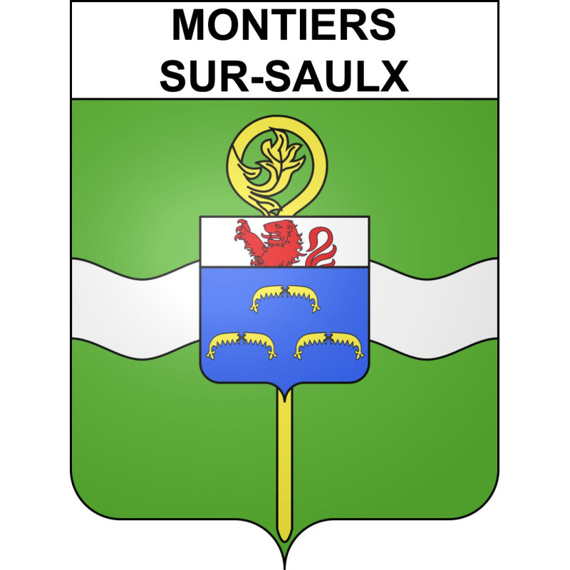Stickers coat of arms Montiers-sur-Saulx adhesive sticker