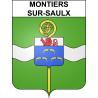 Montiers-sur-Saulx Sticker wappen, gelsenkirchen, augsburg, klebender aufkleber