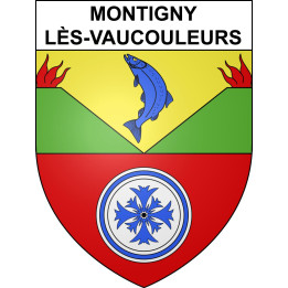 Stickers coat of arms Montigny-lès-Vaucouleurs adhesive sticker