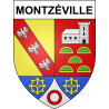 Montzéville 55 ville sticker blason écusson autocollant adhésif
