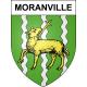 Moranville Sticker wappen, gelsenkirchen, augsburg, klebender aufkleber