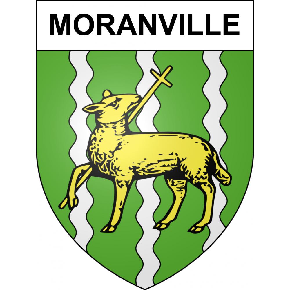 Moranville Sticker wappen, gelsenkirchen, augsburg, klebender aufkleber