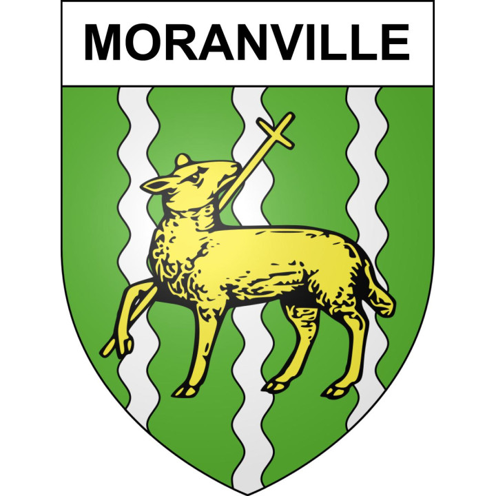 Stickers coat of arms Moranville adhesive sticker