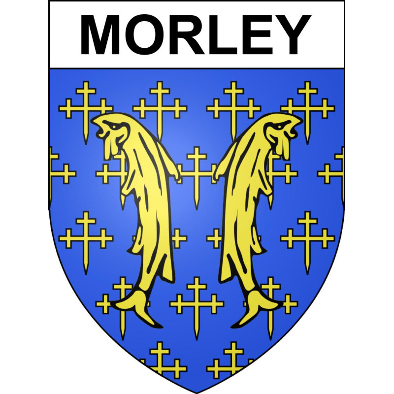 Morley 55 ville sticker blason écusson autocollant adhésif