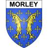 Morley 55 ville sticker blason écusson autocollant adhésif