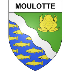 Moulotte Sticker wappen, gelsenkirchen, augsburg, klebender aufkleber