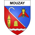 Adesivi stemma Mouzay adesivo