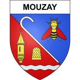 Mouzay 55 ville sticker blason écusson autocollant adhésif