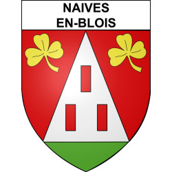 Adesivi stemma Naives-en-Blois adesivo