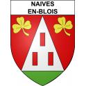Naives-en-Blois 55 ville sticker blason écusson autocollant adhésif