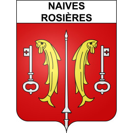 Naives-Rosières 55 ville sticker blason écusson autocollant adhésif
