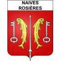 Naives-Rosières 55 ville sticker blason écusson autocollant adhésif