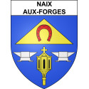 Adesivi stemma Naix-aux-Forges adesivo