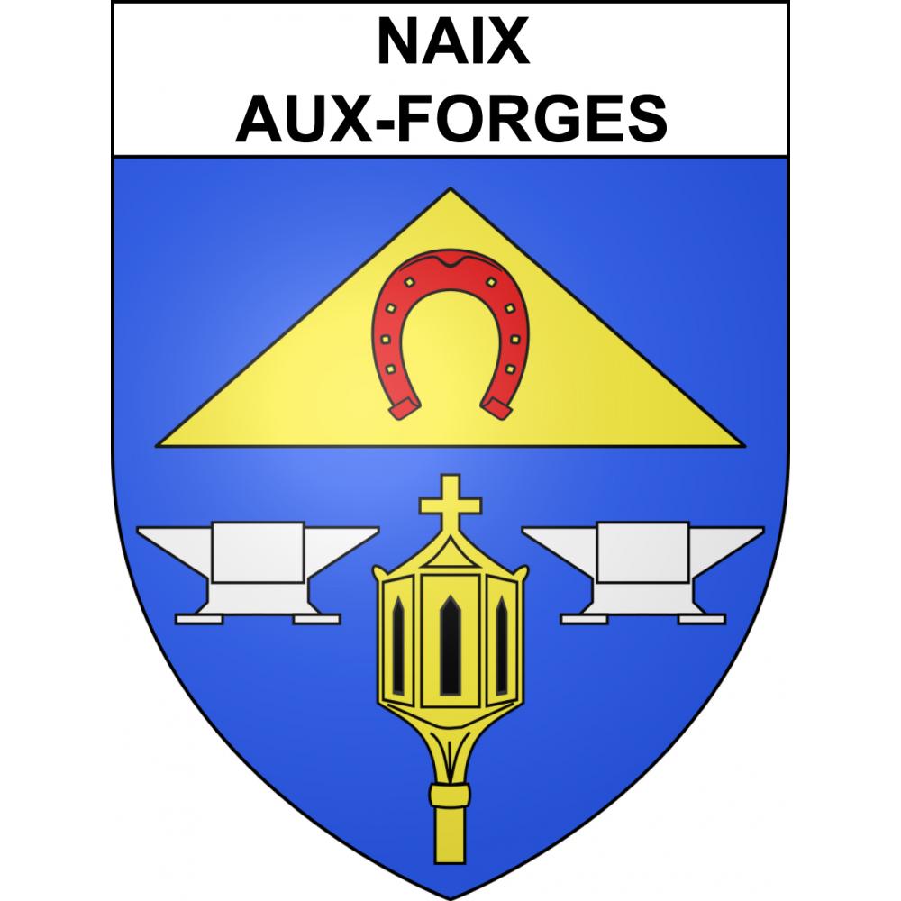 Adesivi stemma Naix-aux-Forges adesivo