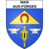 Adesivi stemma Naix-aux-Forges adesivo