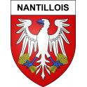 Nantillois 55 ville sticker blason écusson autocollant adhésif
