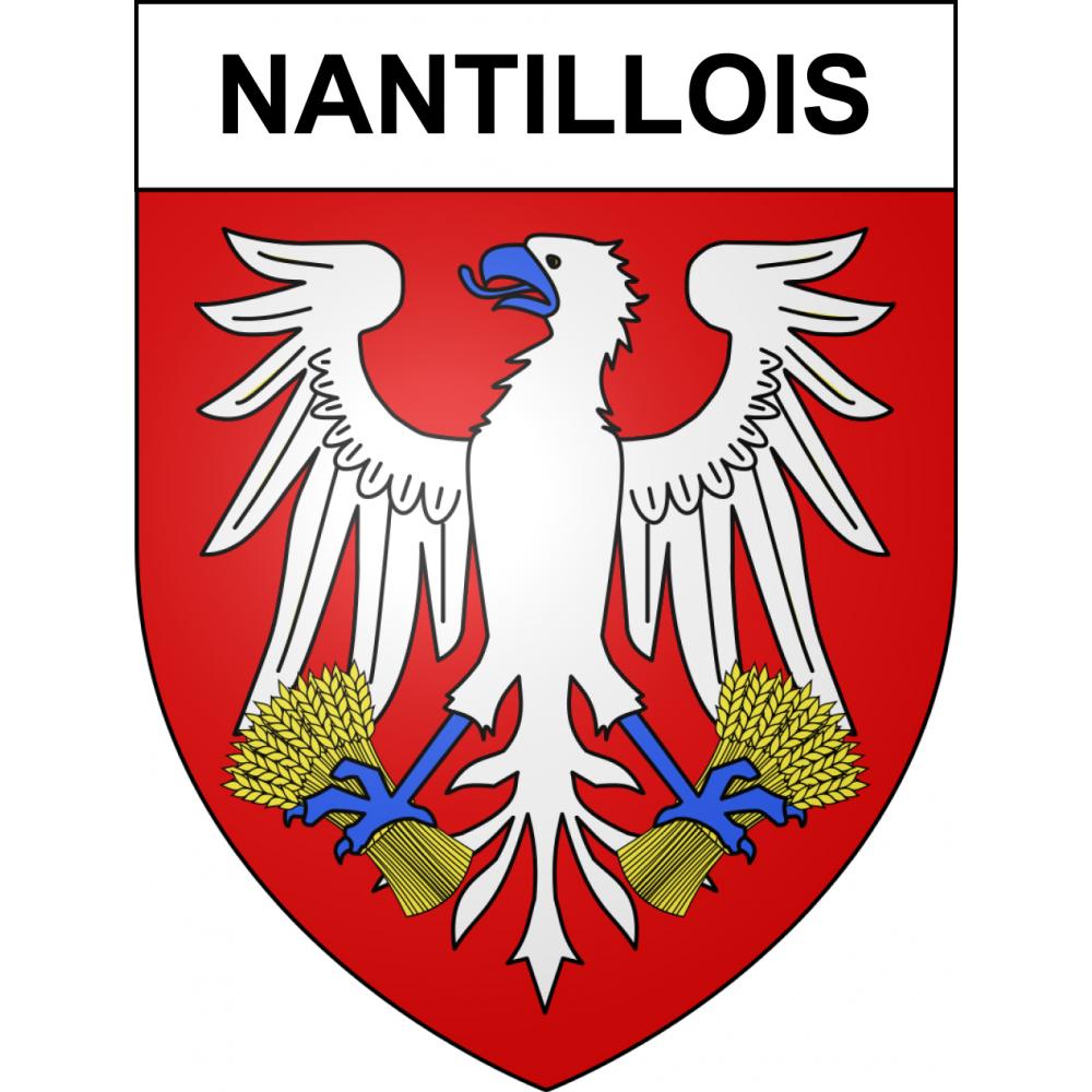 Nantillois 55 ville sticker blason écusson autocollant adhésif