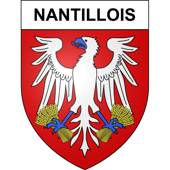 Nantillois 55 ville sticker blason écusson autocollant adhésif