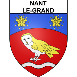 Stickers coat of arms Nant-le-Grand adhesive sticker