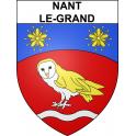Nant-le-Grand 55 ville sticker blason écusson autocollant adhésif