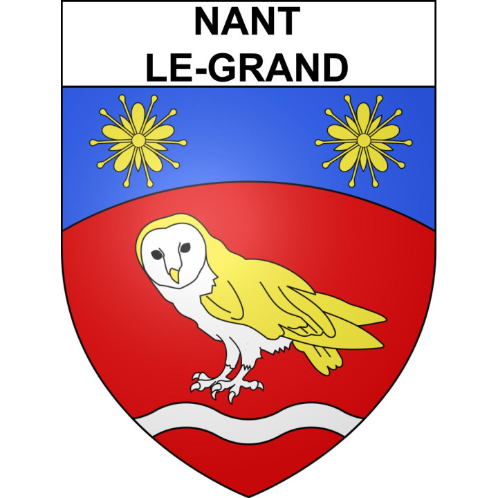 Stickers coat of arms Nant-le-Grand adhesive sticker