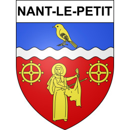 Nant-le-Petit Sticker wappen, gelsenkirchen, augsburg, klebender aufkleber