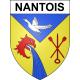 Pegatinas escudo de armas de Nantois adhesivo de la etiqueta engomada