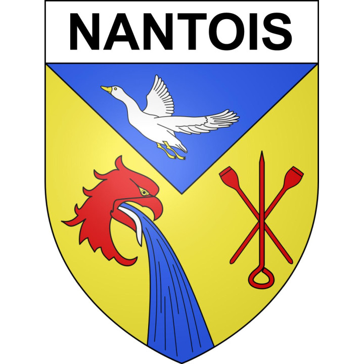 Stickers coat of arms Nantois adhesive sticker
