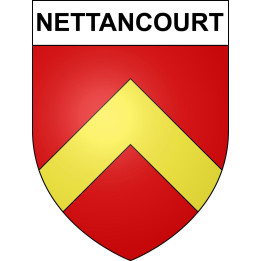 Stickers coat of arms Nettancourt adhesive sticker