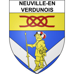 Neuville-en-Verdunois Sticker wappen, gelsenkirchen, augsburg, klebender aufkleber