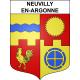 Neuvilly-en-Argonne 55 ville sticker blason écusson autocollant adhésif