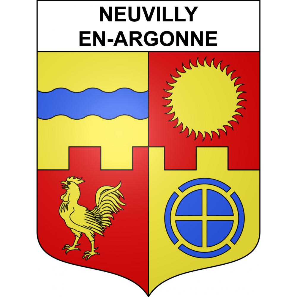 Neuvilly-en-Argonne Sticker wappen, gelsenkirchen, augsburg, klebender aufkleber