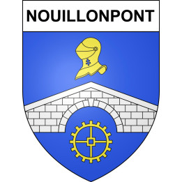 Nouillonpont Sticker wappen, gelsenkirchen, augsburg, klebender aufkleber