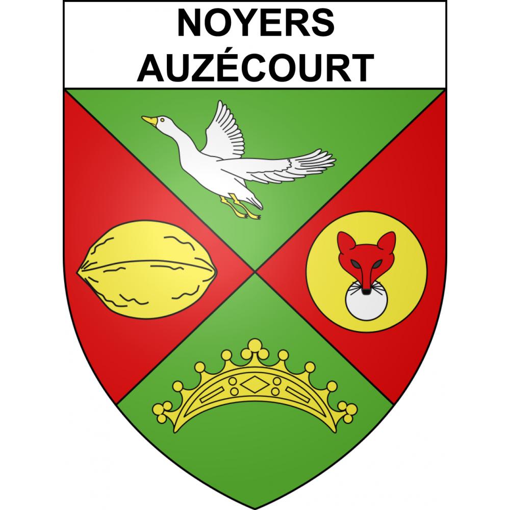 Noyers-Auzécourt 55 ville sticker blason écusson autocollant adhésif
