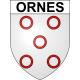 Stickers coat of arms Ornes adhesive sticker