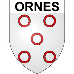 Ornes Sticker wappen, gelsenkirchen, augsburg, klebender aufkleber