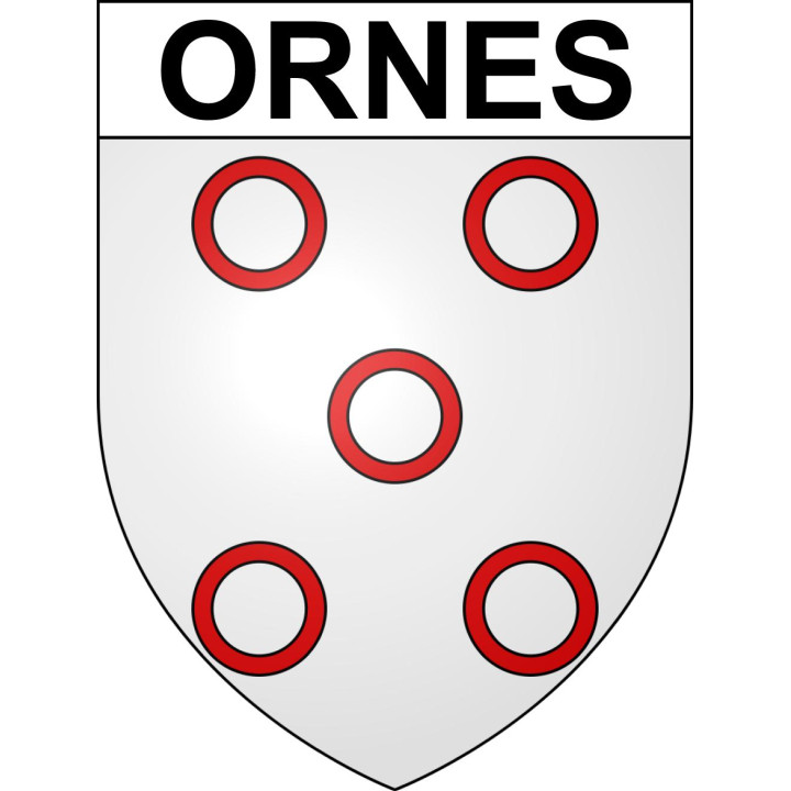 Stickers coat of arms Ornes adhesive sticker
