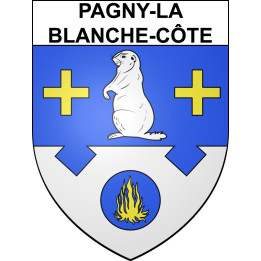 Pagny-la-Blanche-Côte Sticker wappen, gelsenkirchen, augsburg, klebender aufkleber