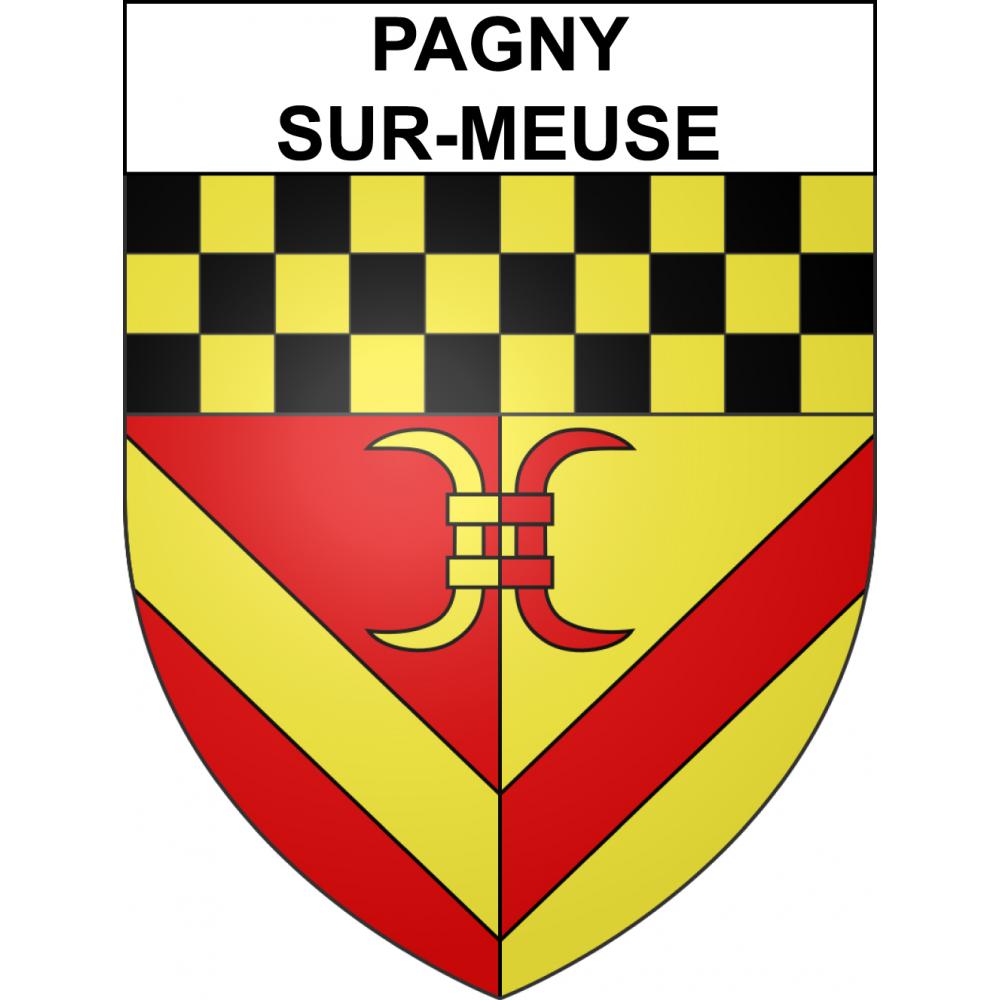 Pagny-sur-Meuse Sticker wappen, gelsenkirchen, augsburg, klebender aufkleber